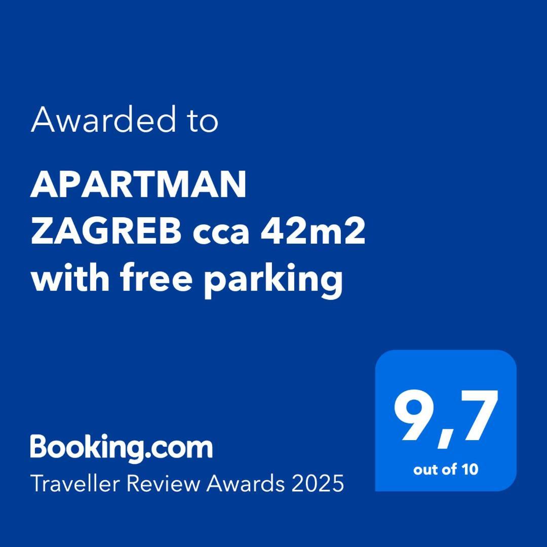 Apartman Zagreb Cca 42M2 With Free Parking ภายนอก รูปภาพ